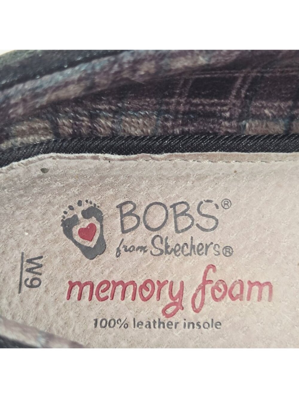Bobs By Skechers Loafers Womens Size 9W Slip On Black Comfort Shoes Memory Foam - Picture 3 of 9